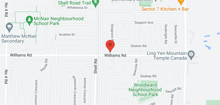 map of 11151 WILLIAMS ROAD